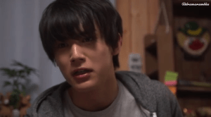 an upset and angry shunichi