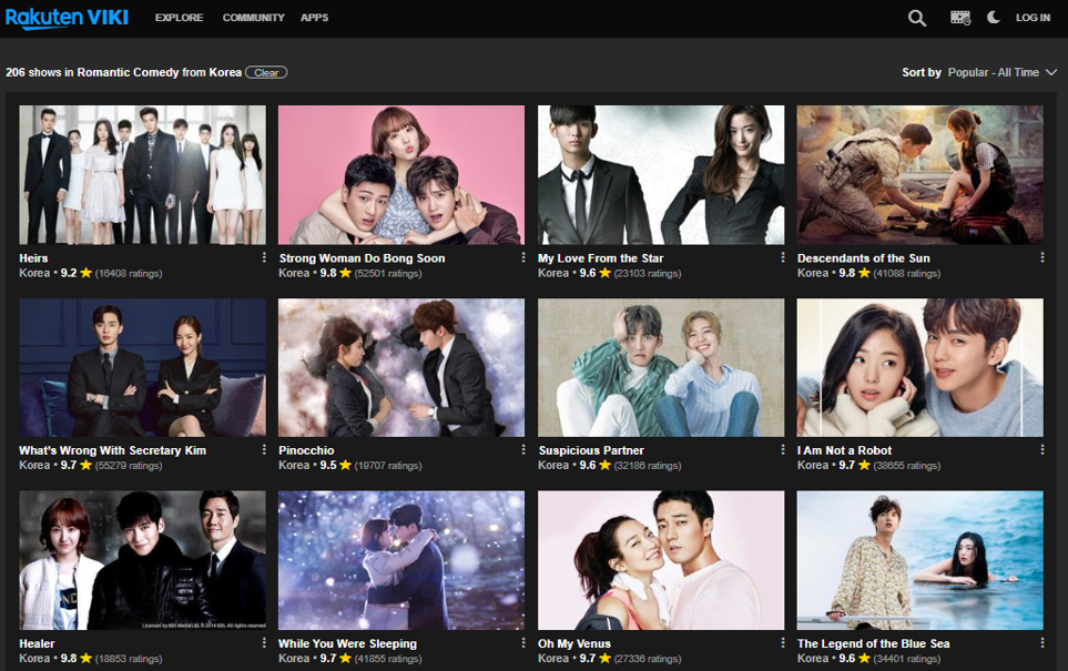 viki rom coms all time