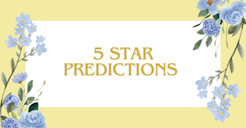 5⭐ Predictions: Spring Edition ||&nbsp;TBR